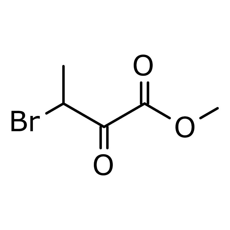 Structure of 34329-73-2 | 3-Bromo-2-oxobutyric acid methyl ester
