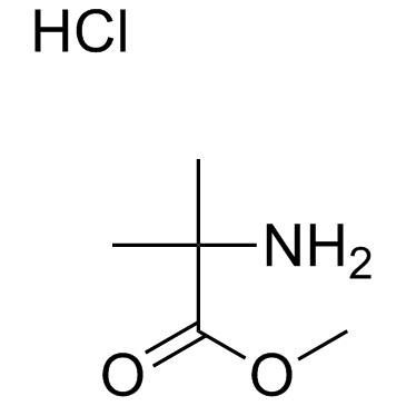 Structure of 15028-41-8 | Methyl 2-aminoisobutyrate hydrochloride