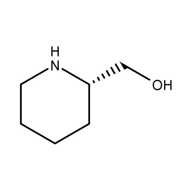 Structure of 41373-39-1 | (S)-Piperidin-2-ylmethanol