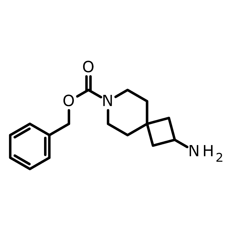 Structure of 147611-02-7 | Benzyl 2-amino-7-azaspiro[3.5]nonane-7-carboxylate