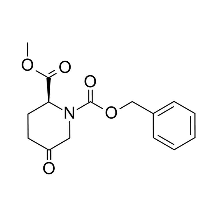 Structure of 117836-13-2 | (S)-1-Cbz-5-oxo-piperidine-2-carboxylic acid methyl ester