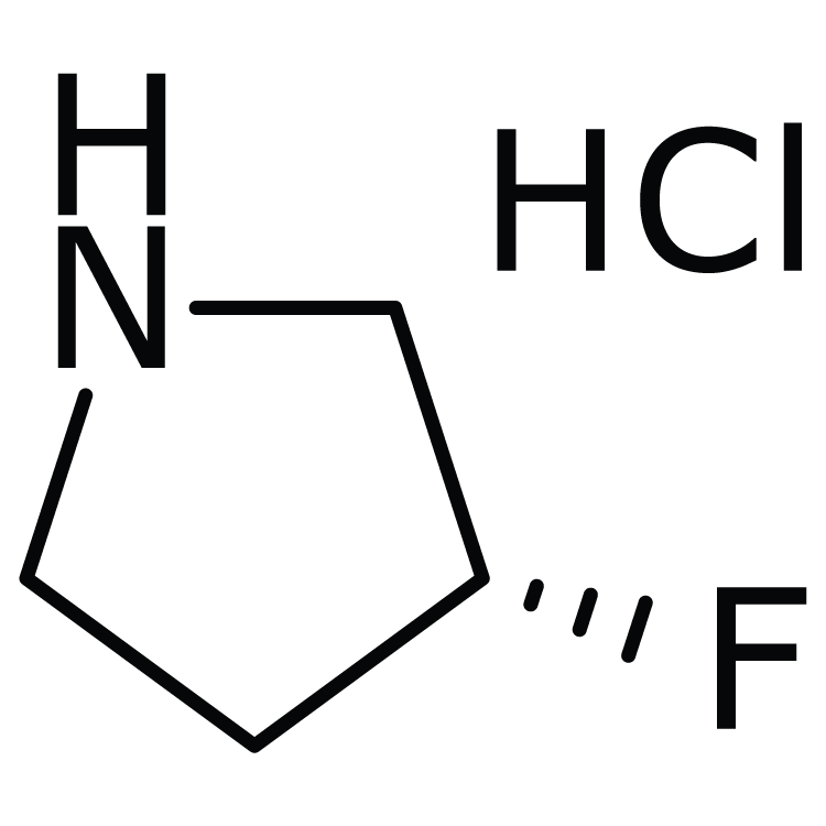 Structure of 136725-55-8 | (R)-3-Fluoropyrrolidine hydrochloride