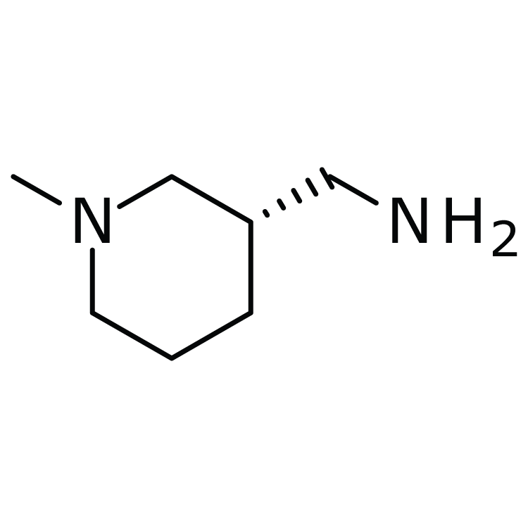 Structure of 1217604-20-0 | (S)-1-Methyl-3-aminomethyl-piperidine