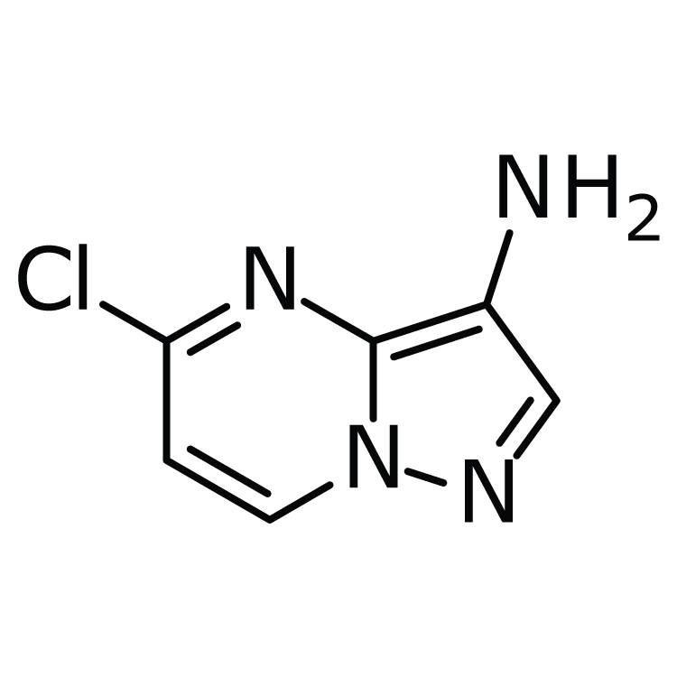 Structure of 1234616-50-2 | 3-Amino-5-chloropyrazolo[1,5-a]pyrimidine