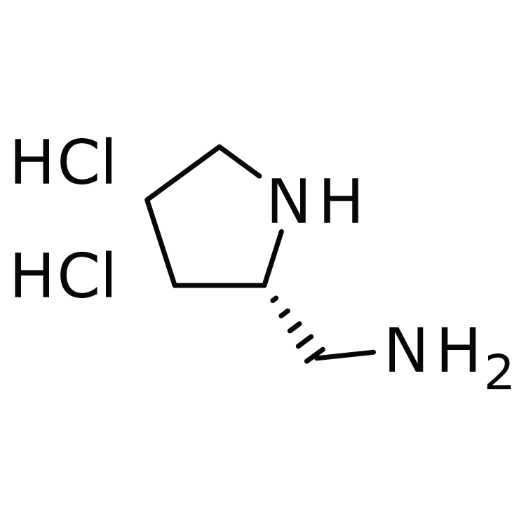 Structure of 103382-84-9 | (S)-2-(Aminomethyl)pyrrolidine dihydrochloride