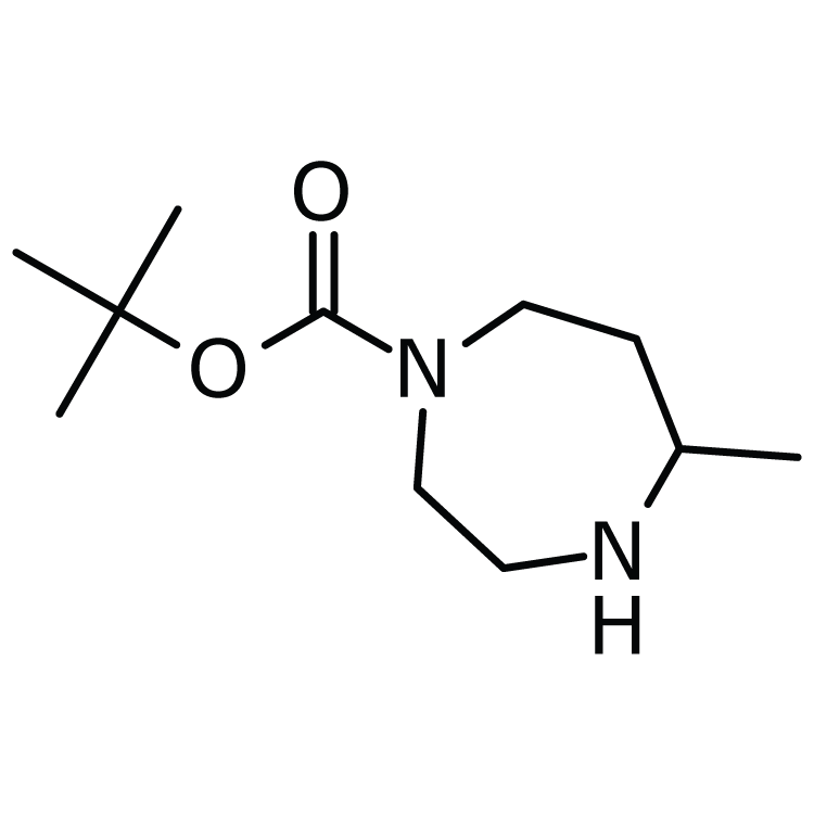 Structure of 194032-42-3 | 1-Boc-5-methyl-1,4-diazepane