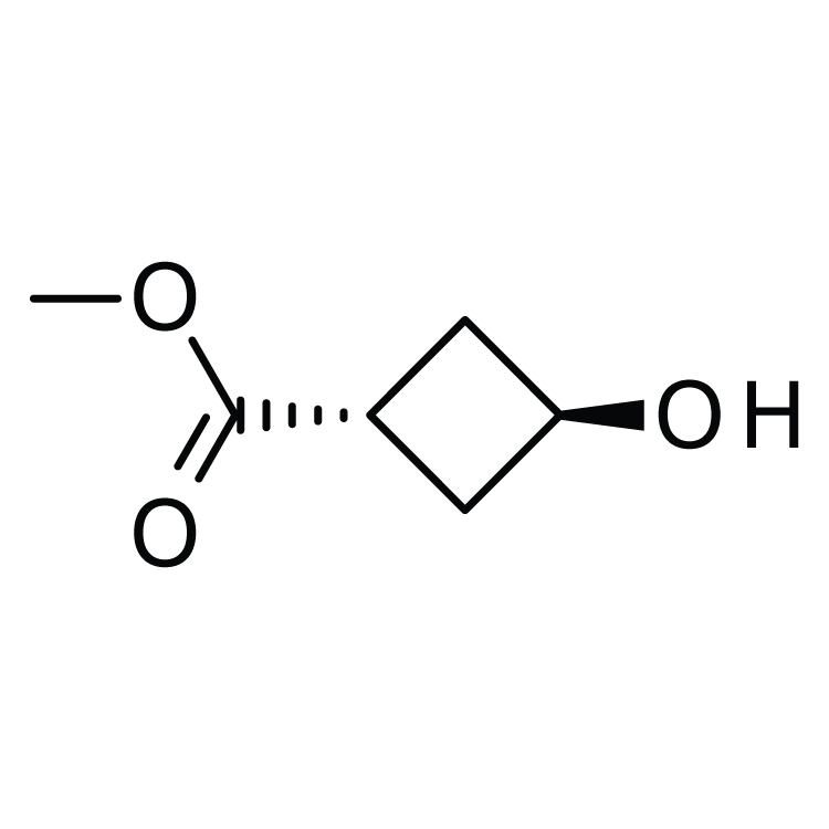 Structure of 63485-51-8 | Methyl trans-3-hydroxycyclobutanecarboxylate