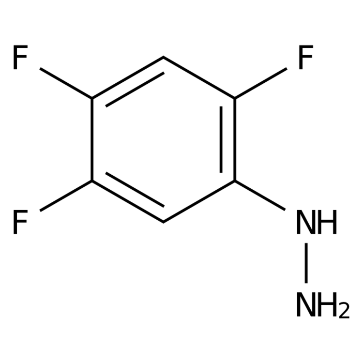 Structure of 1024109-24-7 | (2,4,5-trifluorophenyl)hydrazine