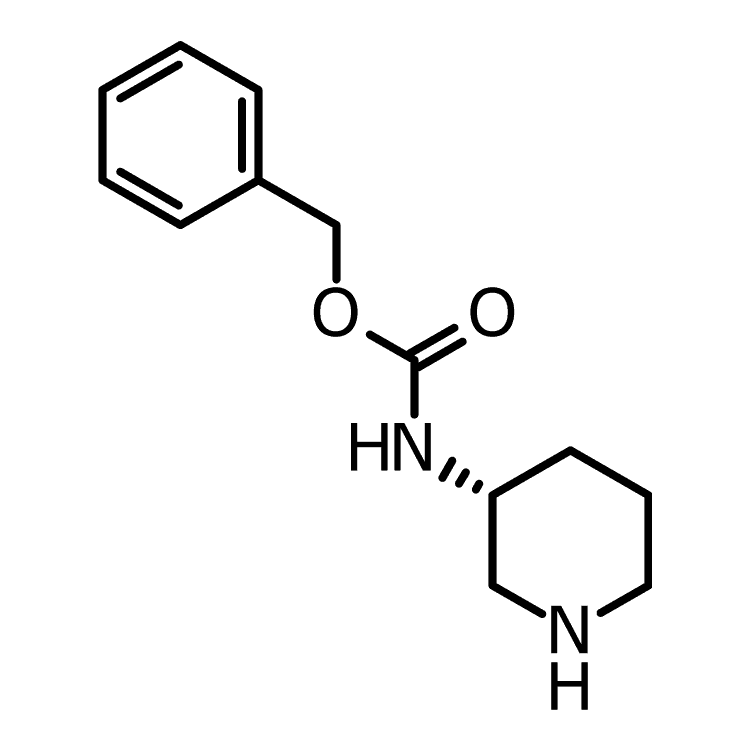 Structure of 478646-32-1 | (R)-3-(Cbz-amino)piperidine