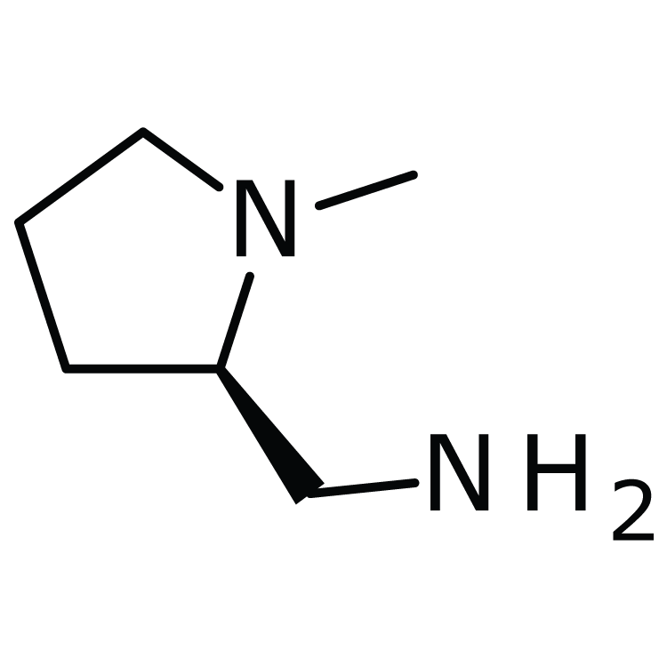 Structure of 66411-53-8 | (R)-1-Methyl-2-aminomethylpyrrolidine