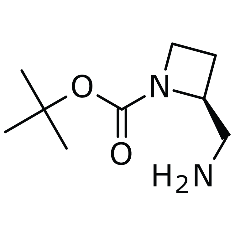 Structure of 1007873-90-6 | (S)-2-Aminomethyl-1-Boc-azetidine