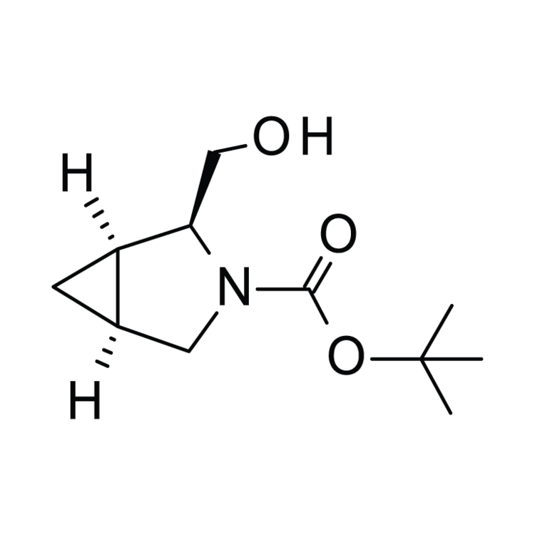 Structure of 2568438-94-6 | (1R,2S,5S)-rel-3-Boc-3-azabicyclo[3.1.0]hexane-2-methanol