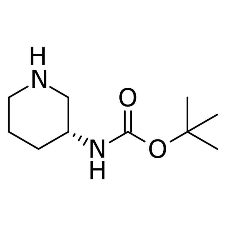 Structure of 309956-78-3 | (R)-3-(Tert-Butoxycarbonylamino)piperidine