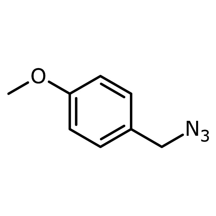 Structure of 70978-37-9 | 1-(Azidomethyl)-4-methoxybenzene