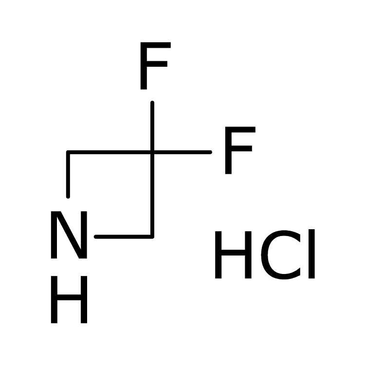 Structure of 288315-03-7 | 3,3-Difluoroazetidine hydrochloride