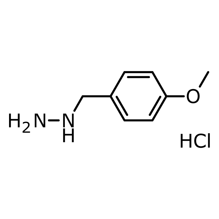 Structure of 2011-48-5 | 4-Methoxybenzylhydrazine hydrochloride