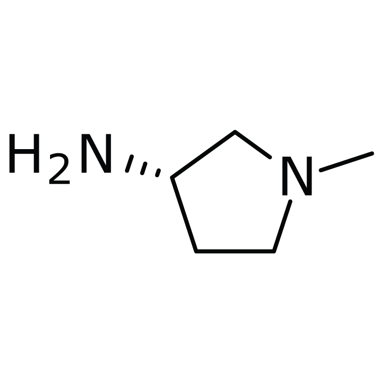 Structure of 214357-95-6 | (3S)-1-Methylpyrrolidin-3-amine