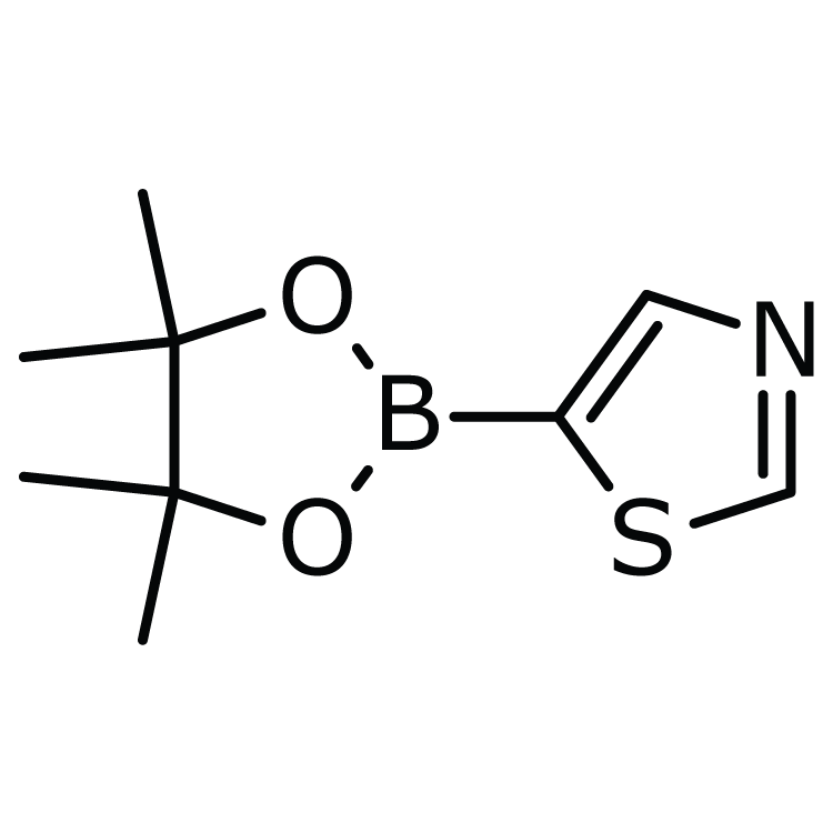 Structure of 1086111-09-2 | Thiazole-5-boronic acid pinacol ester