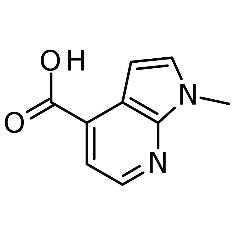 Structure of 1147753-38-5 | 1-Methyl-7-azaindole-4-carboxylic acid