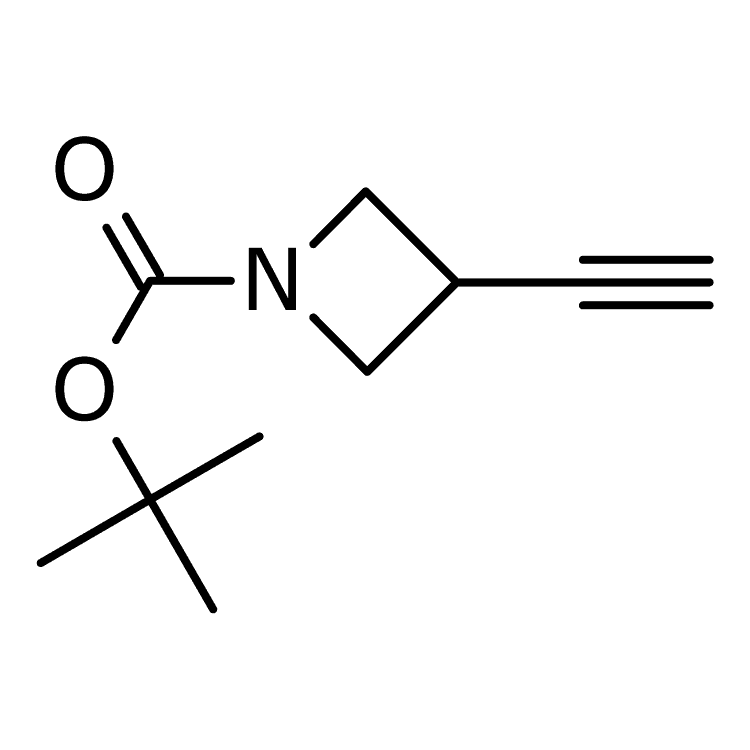 Structure of 287193-01-5 | tert-Butyl 3-ethynylazetidine-1-carboxylate