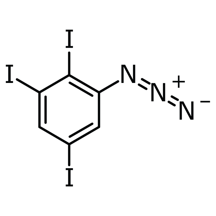 Structure of 1313738-68-9 | 2,3,5-Triiodophenylazide