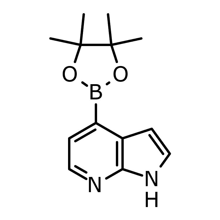 Structure of 942919-26-8 | 4-(4,4,5,5-Tetramethyl-1,3,2-dioxaborolan-2-yl)-1H-pyrrolo[2,3-b]pyridine