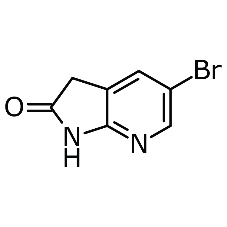 Structure of 183208-34-6 | 5-Bromo-1,3-dihydropyrrolo[2,3-b]pyridin-2-one