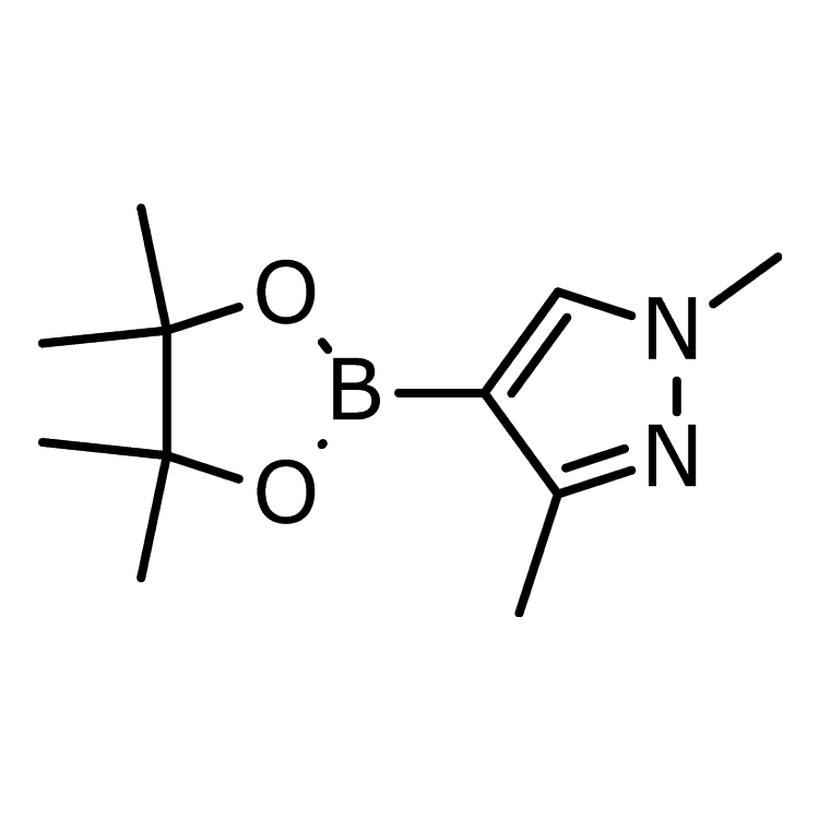 Structure of 1046832-21-6 | 1,3-Dimethyl-1H-pyrazole-4-boronic acid pinacol ester