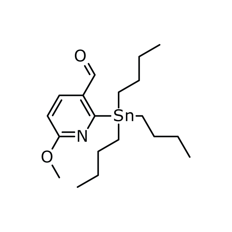 5-Methoxy-3-formyl-2-(tributylstannyl)pyridine