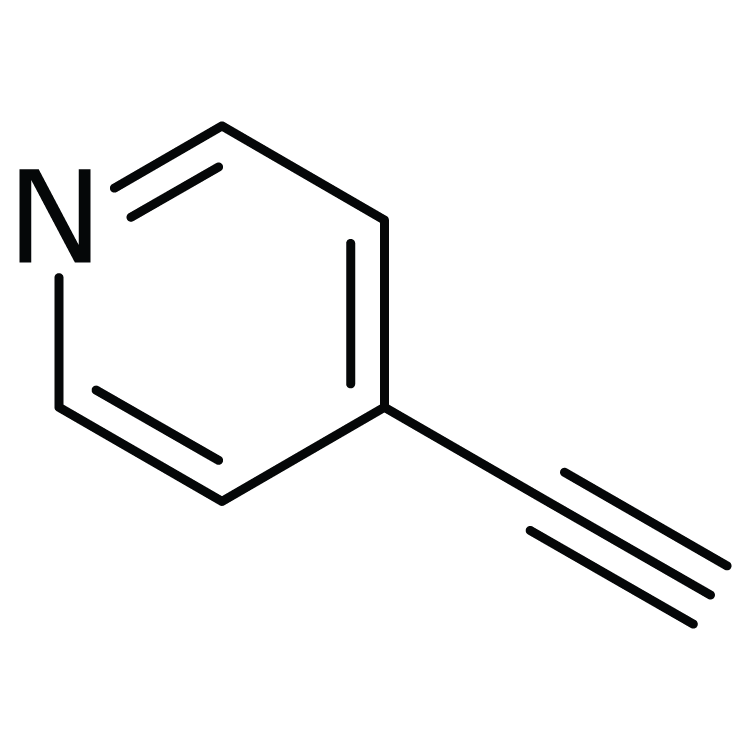 Structure of 2510-22-7 | 4-Ethynylpyridine