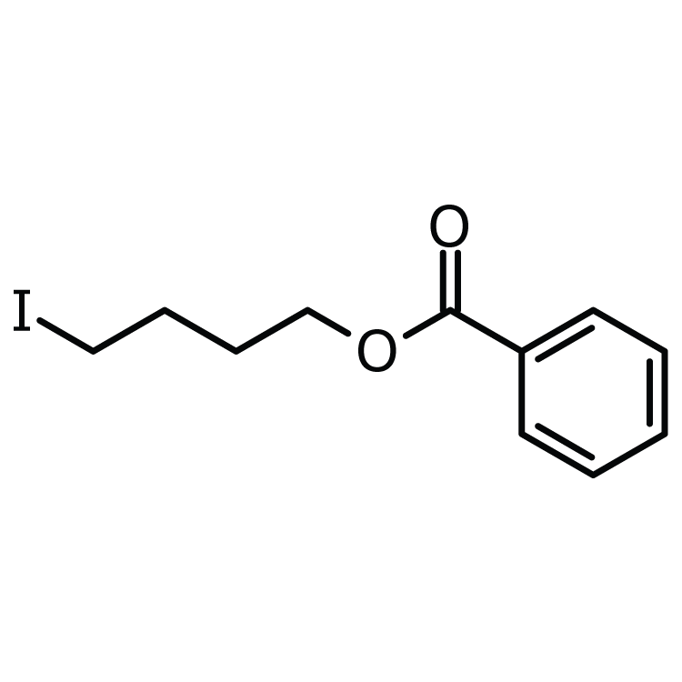 Structure of 19097-44-0 | 4-Iodobutyl benzoate