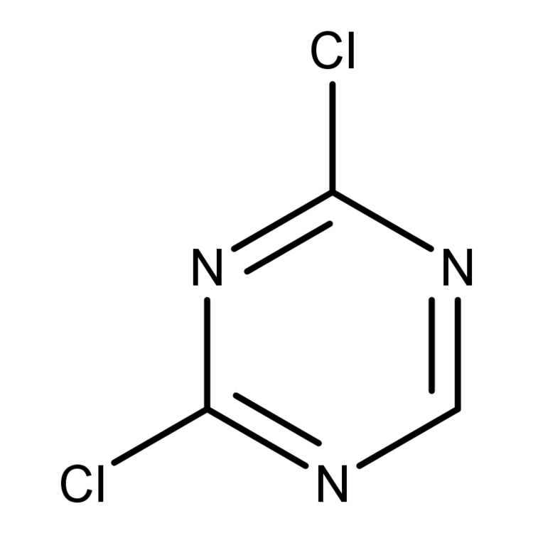 Structure of 2831-66-5 | 2,4-Dichloro-1,3,5-triazine