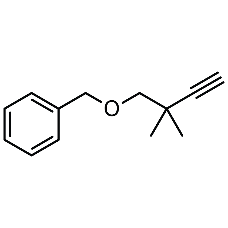 Structure of 1092536-54-3 | 4-Benzyloxy-3,3-dimethylbut-1-yne
