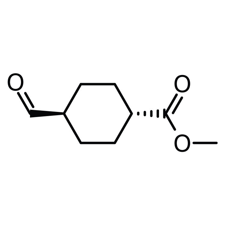 Structure of 54274-80-5 | Methyl trans-4-formylcyclohexanecarboxylate