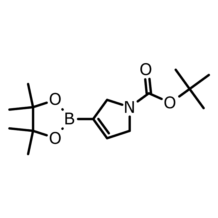 Structure of 212127-83-8 | tert-butyl 3-(4,4,5,5-Tetramethyl-1,3,2-dioxaborolan-2-yl)-2,5-dihydropyrrole-1-carboxylate