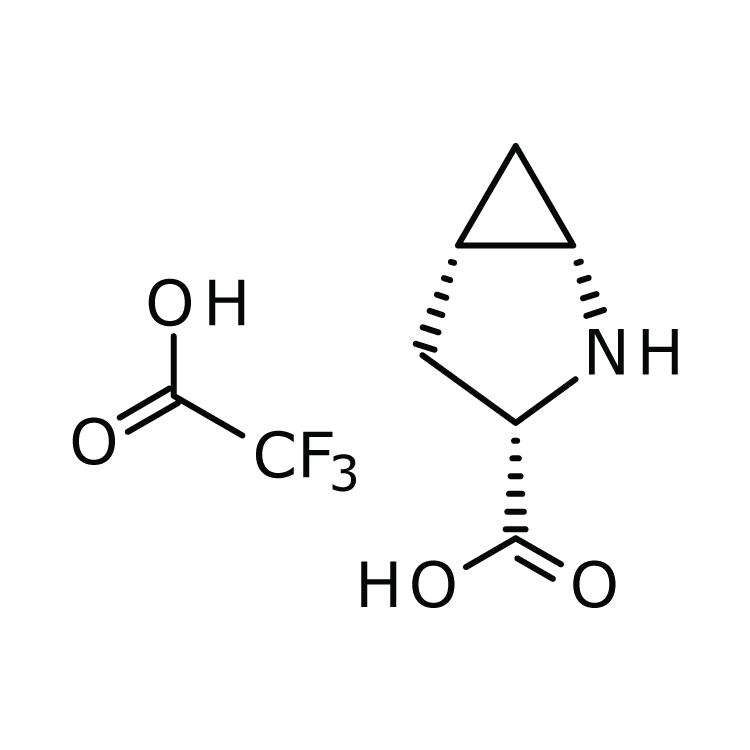 Structure of 1523541-80-1 | (1S,3S,5S)-2-Azabicyclo[3.1.0]hexane-3-carboxylic acid trifluoro acetate