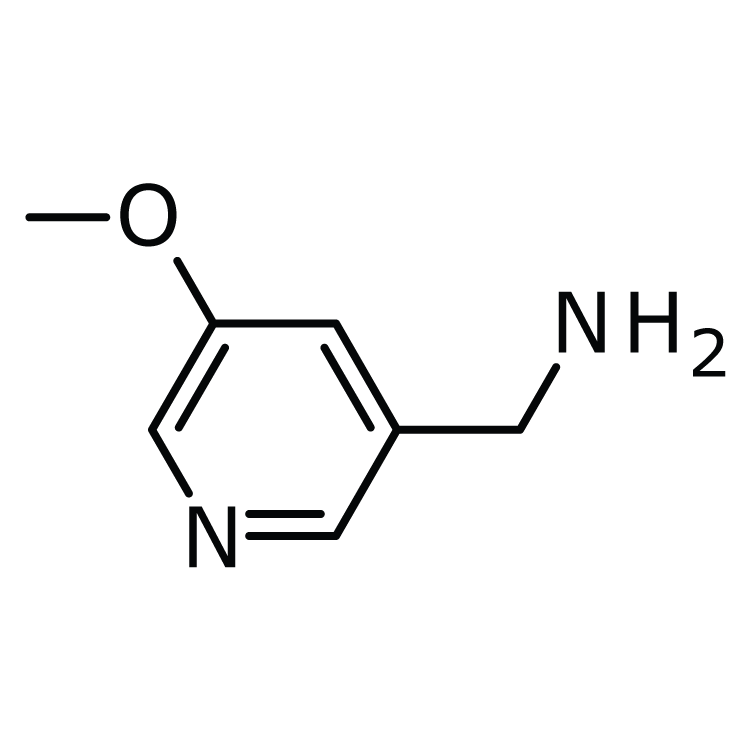 Structure of 1044919-31-4 | (5-Methoxypyridin-3-yl)methanamine