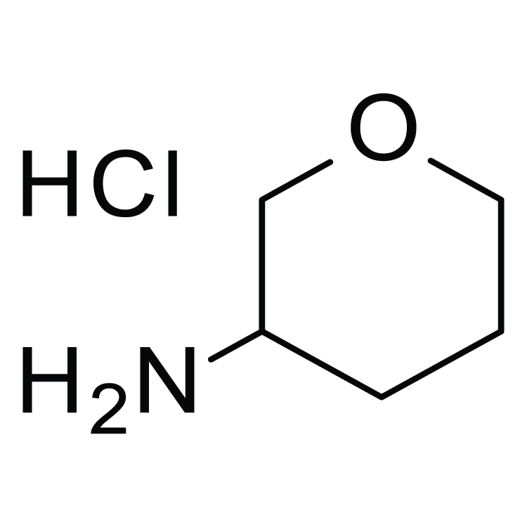Structure of 675112-58-0 | Tetrahydro-2H-pyran-3-amine hydrochloride
