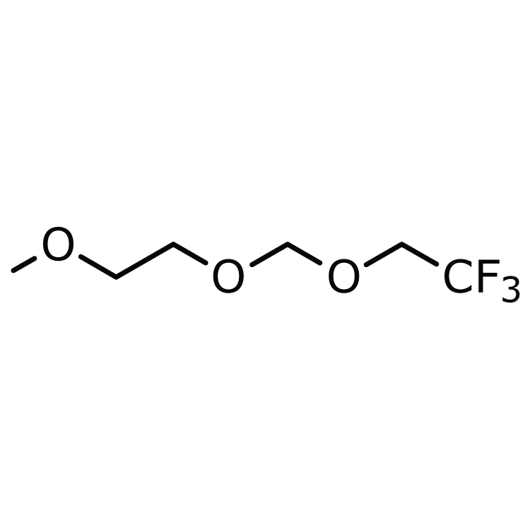 Structure of 130156-55-7 | 1,1,1-Trifluoro-2-[(2-methoxyethoxy)methoxy]ethane