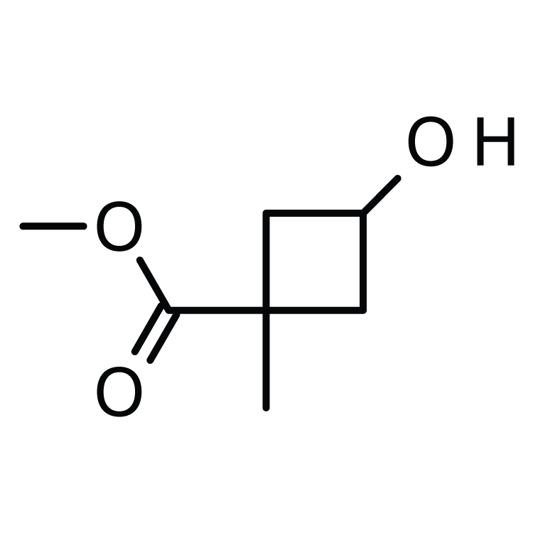 Structure of 169899-49-4 | Methyl 3-hydroxy-1-methyl-cyclobutanecarboxylate