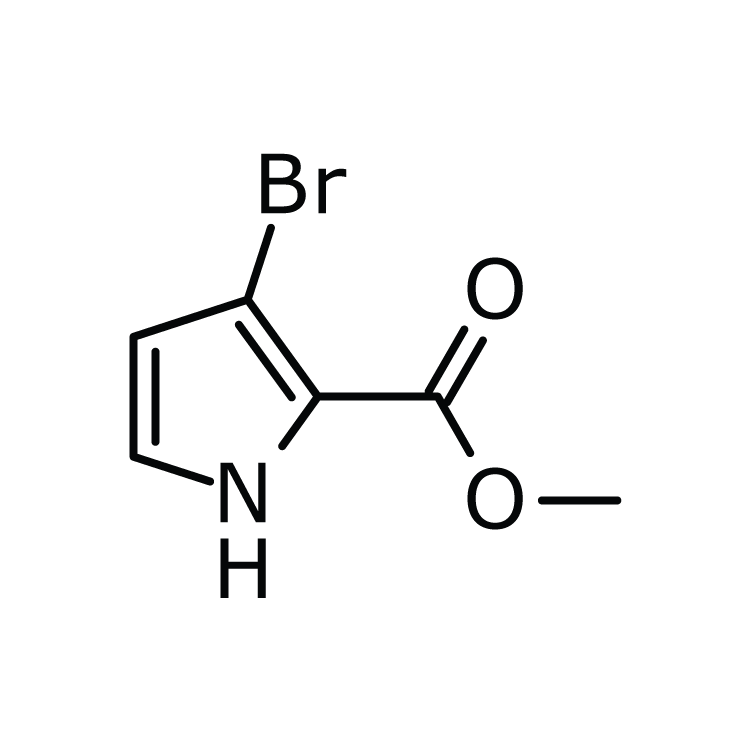 Structure of 941714-57-4 | 3-Bromo-1H-Pyrrole-2-carboxylic acid methyl ester