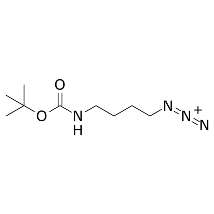 Structure of 129392-85-4 | tert-Butyl N-(4-azidobutyl)carbamate