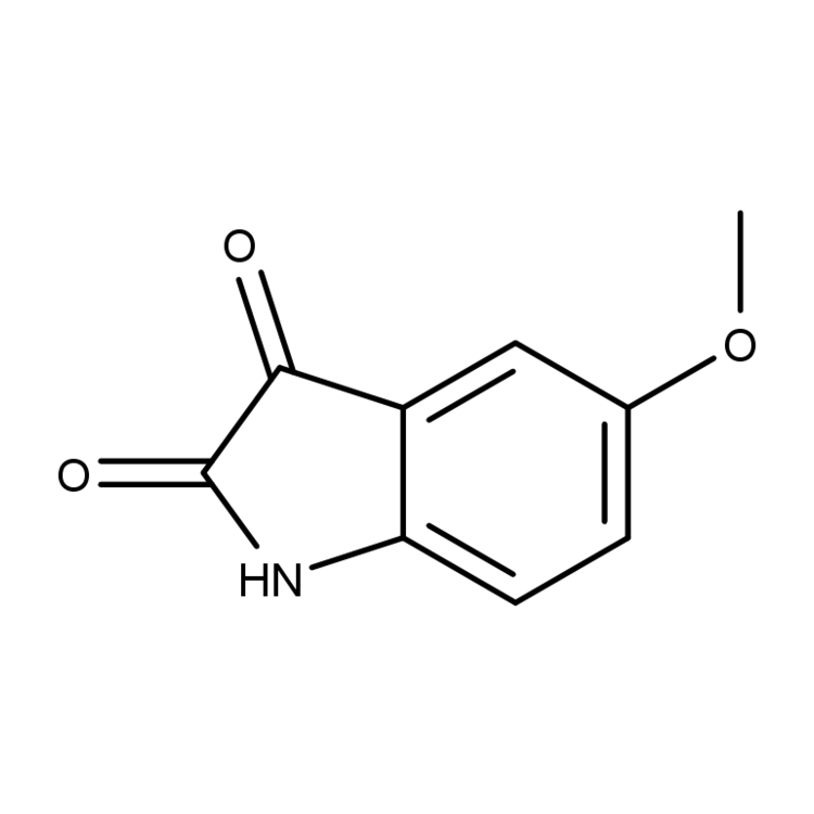 Structure of 39755-95-8 | 5-Methoxyisatin