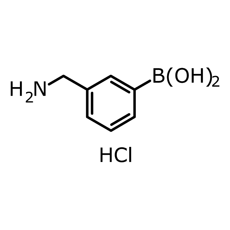 Structure of 352525-94-1 | 3-Aminomethylphenylboronic acid hydrochloride