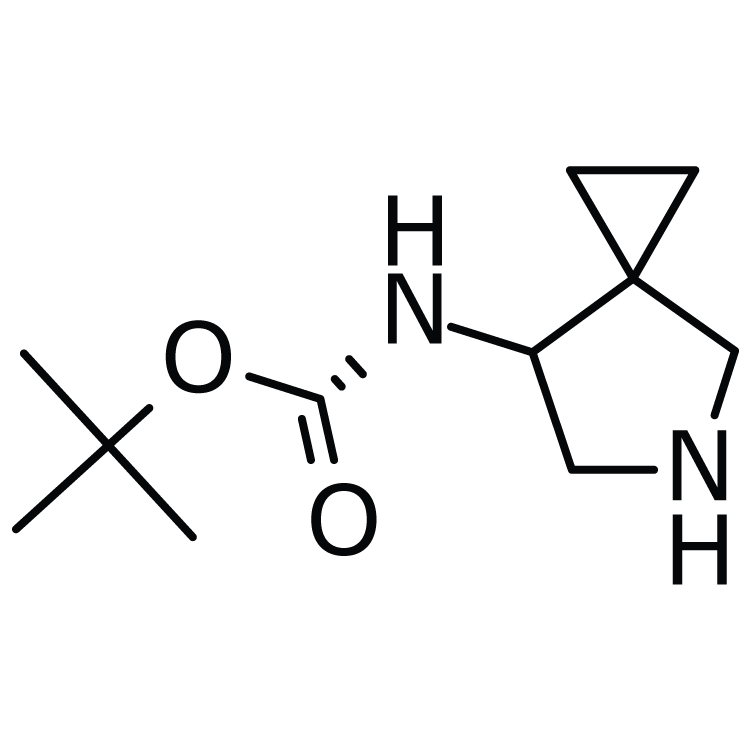 Structure of 127199-44-4 | (R)-tert-Butyl 5-azaspiro[2.4]heptan-7-ylcarbamate