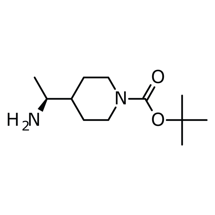 Structure of 1036027-87-8 | (S)-1-Boc-4-(1-aminoethyl)piperidine