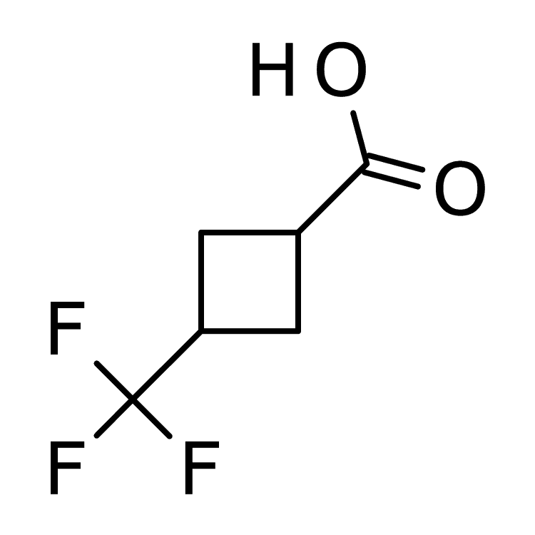 Structure of 1093750-93-6 | 3-Trifluoromethyl-cyclobutanecarboxylic acid