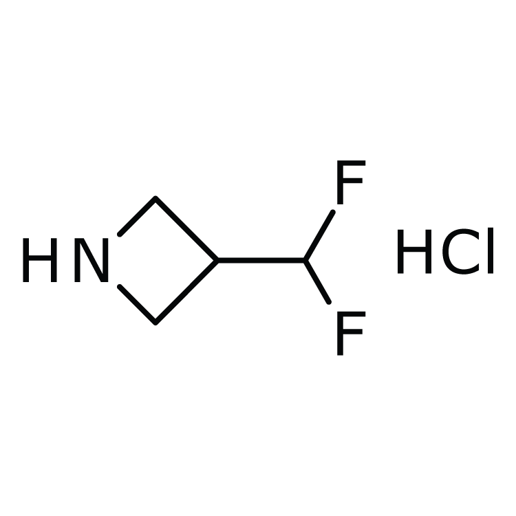Structure of 1354792-76-9 | 3-(Difluoromethyl)azetidine hydrochloride