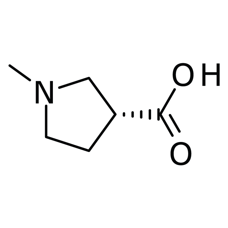 Structure of 952484-55-8 | (R)-1-Methylpyrrolidine-3-carboxylic acid