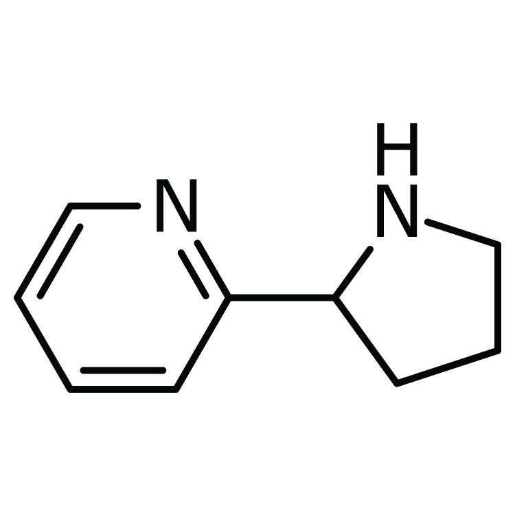 Structure of 77790-61-5 | 2-(2-Pyrrolidinyl)pyridine